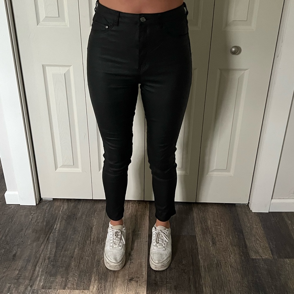 Faux Leather Pants - light weight / stretchy